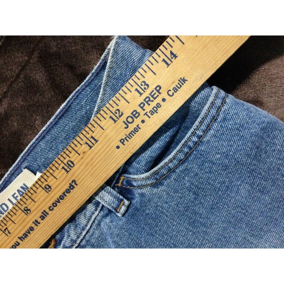 Long and Lean CapriJeans Denim Cropped Frayed Casual Everyday‎ Blue Size 8-10 - Picture 9 of 9